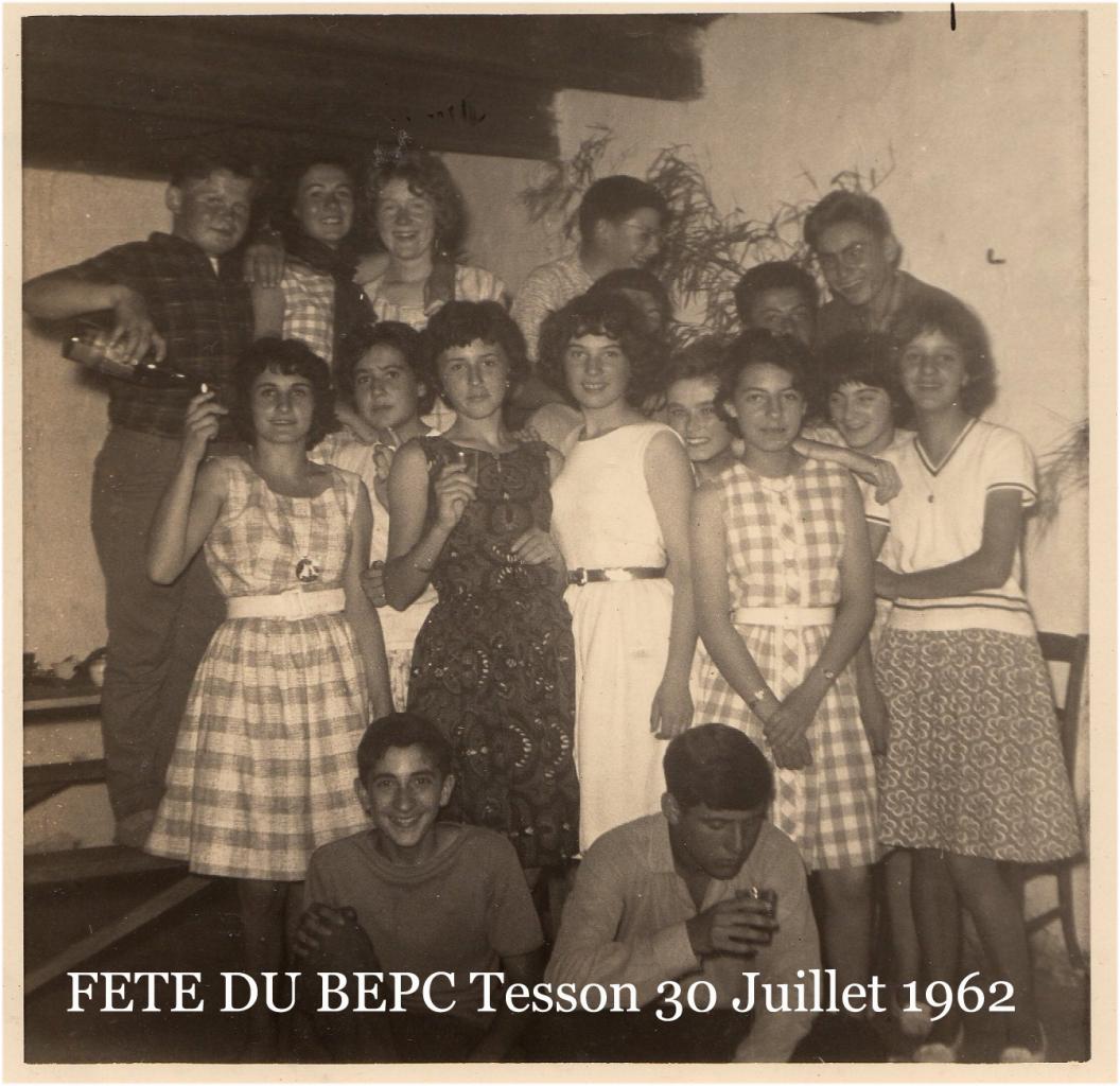 Surprise party Tesson 30 Juillet 1962 T