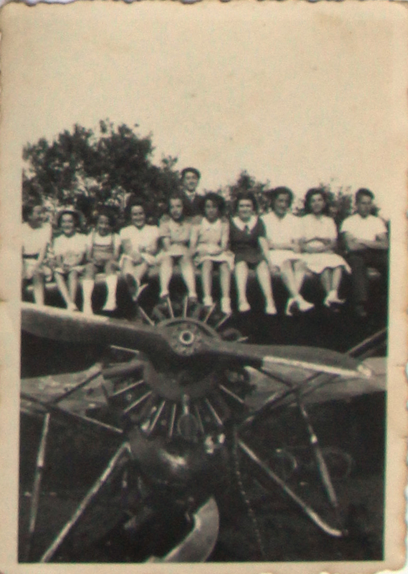 1939 jeunes filles aerodrome paquette virson