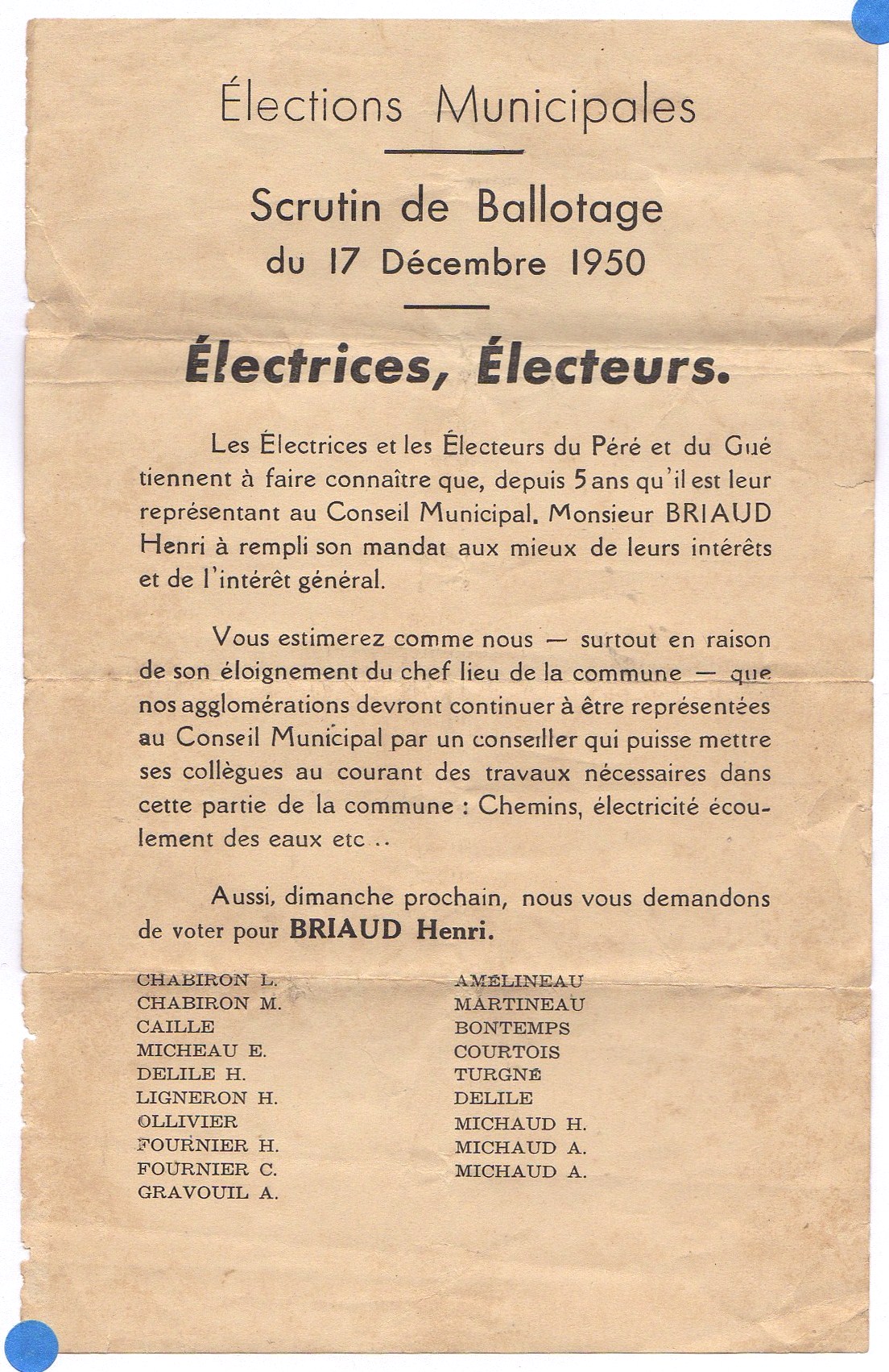 1950 saint christophe elections briaud henri
