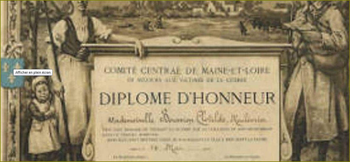Cholet diplome d honneur