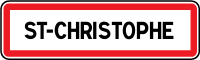 Panneau saint christophe 17